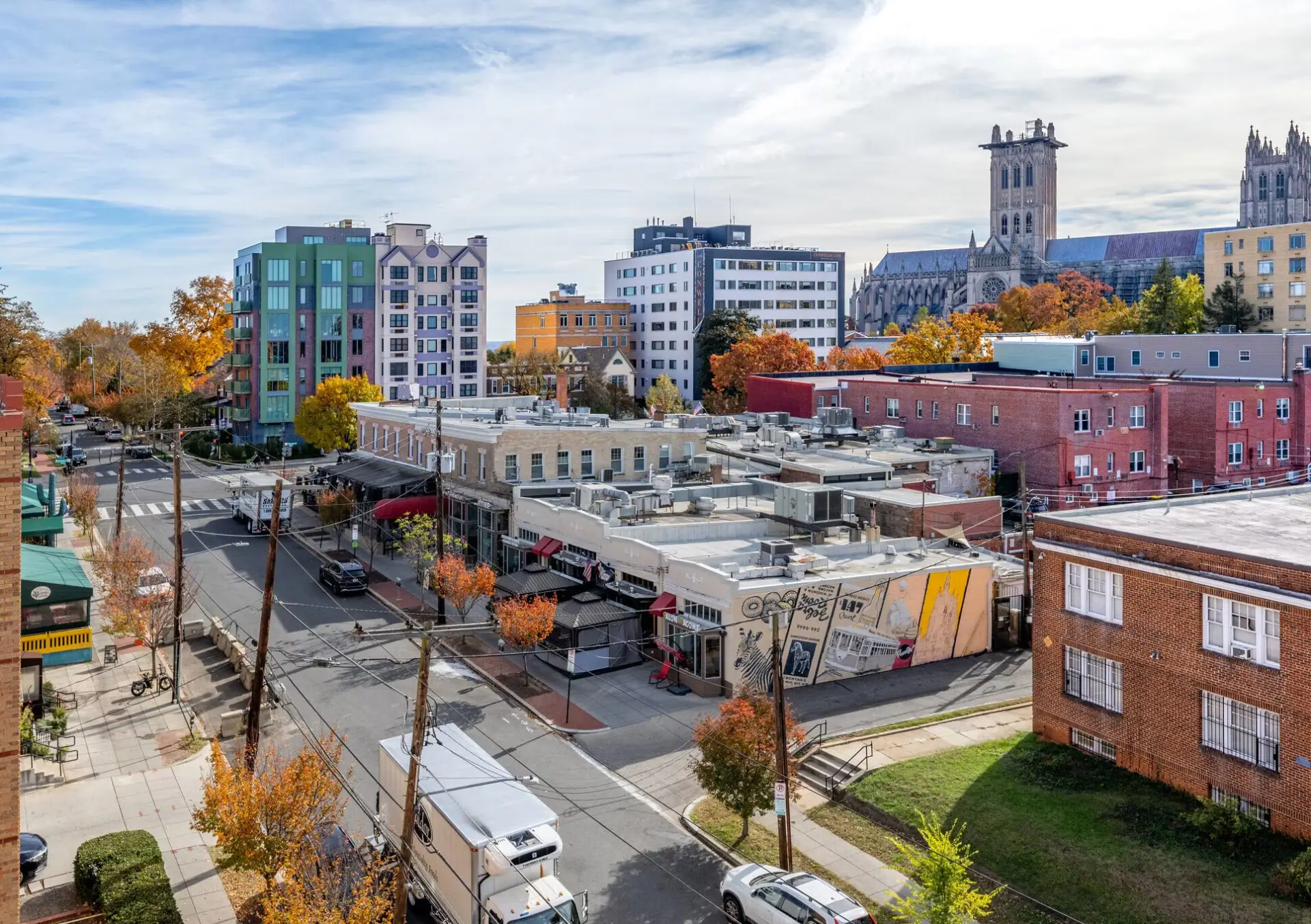 exterior macomb aerial