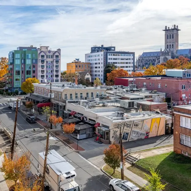 exterior macomb aerial